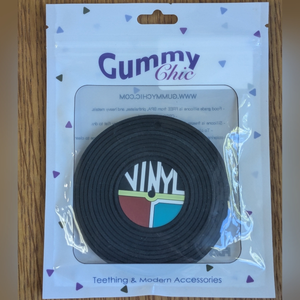 Gummy Chic Vinyl Record Teether